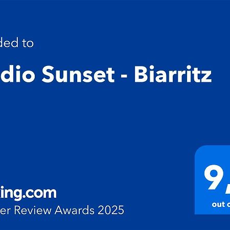 Studio Sunset - Biarritz Exterior foto